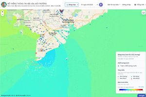 Phần mềm dự báo, cảnh báo sớm thủy hải văn và môi trường trên nền tảng web