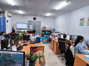 Văn phòng làm việc tại Viện Kỹ Thuật Biển